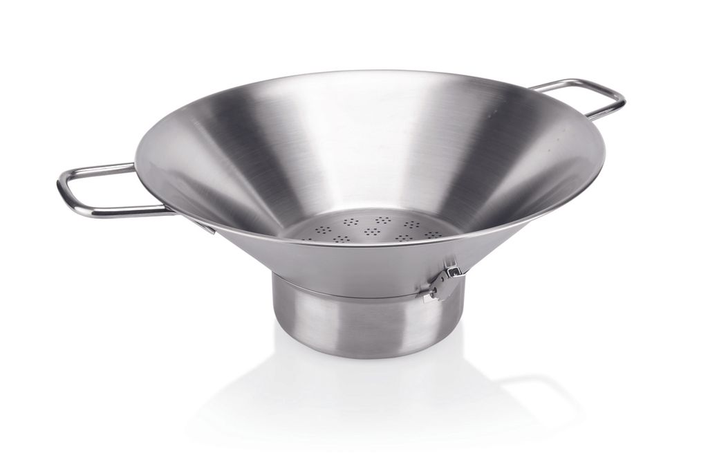 Pommes Frites Seiher, CNS, Ø 40 cm, mit Abtropfschale Produktbild 