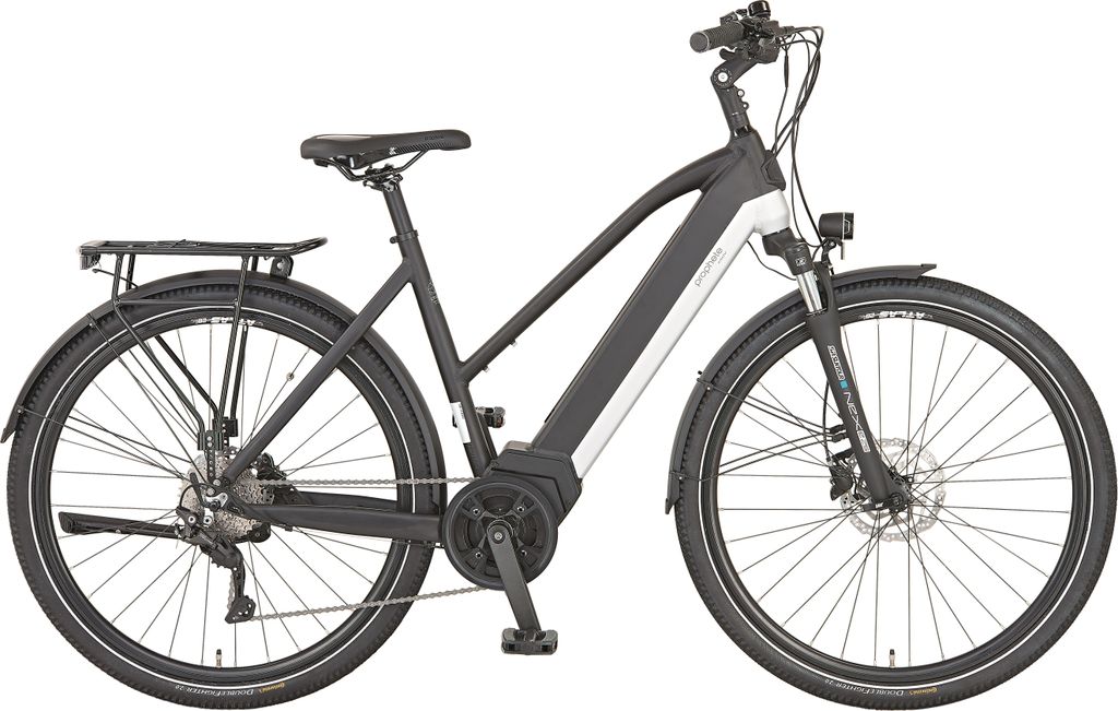 PROPHETE ENTDECKER 5.0 Mittelmotor Trekking E-Bike 28", 630 Wh integrierter Unterrohrakku, 10-Gang Shimano Kettenschaltung, hyd. Scheibenbremsen
