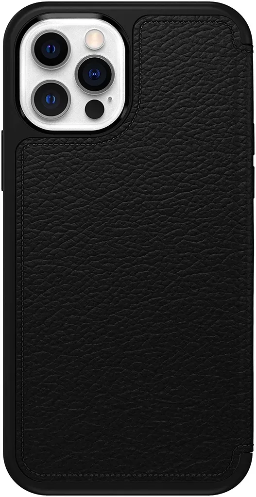 Cover Pelle iPhone 12 Pro Otterbox Strada | Business Look Nero