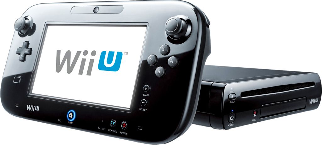 Nintendo Wii U Heim- Spielkonsole Schwarz Produktbild 