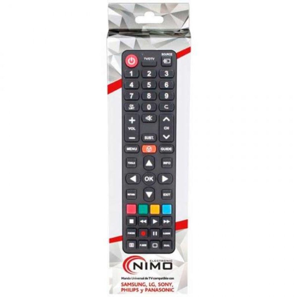 Direktfernbedienung für TV (Samsung, LG, Sony, Philips, Panasonic) Nimo