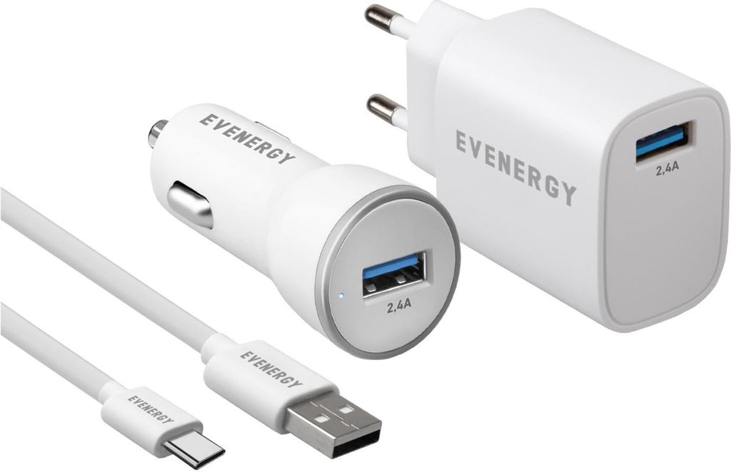 SBS Reise-Ladeset 3 in 1 USB-C
