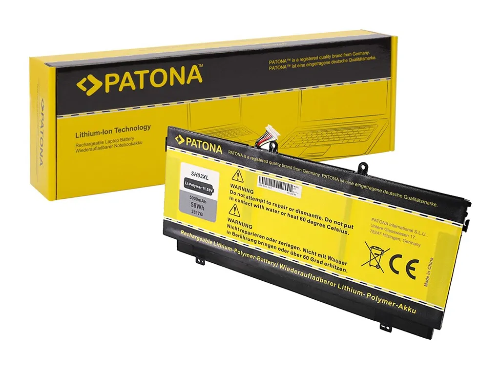 Batterie pour HP Spectre X360 SH03XL pour Travailler en Mobilité