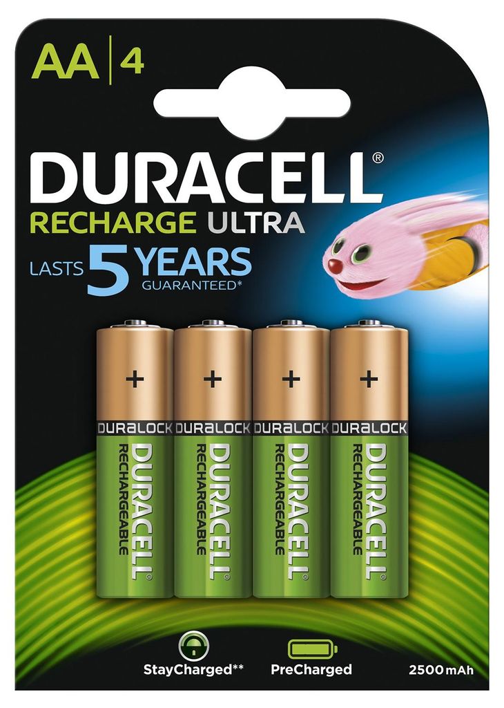 Duracell PreCharged - Batterie 4 x AA-Typ - NiMH - Obrázek produktu 