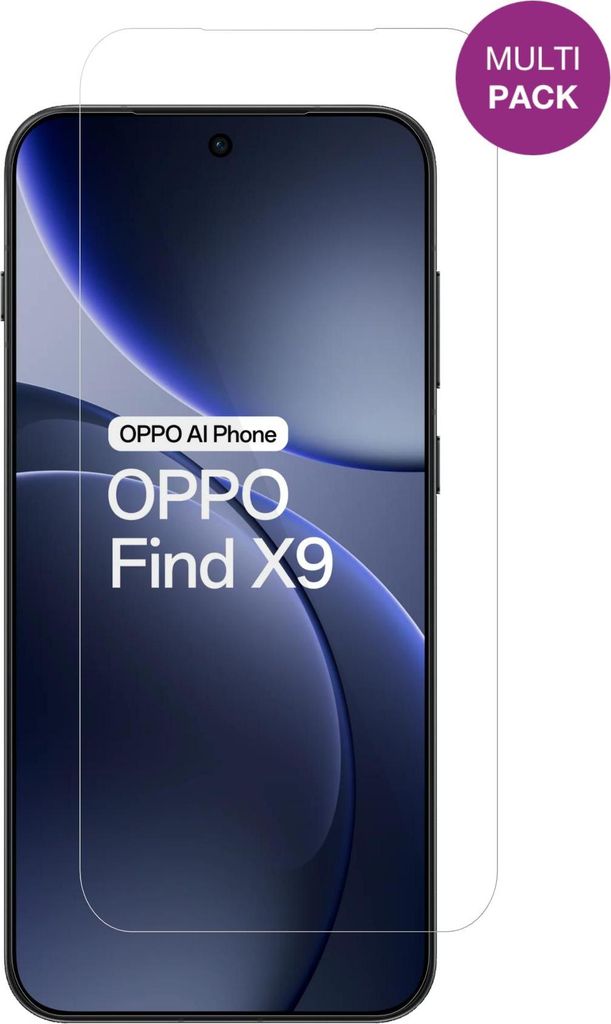 4x Schutzfolie für Oppo Find X9 5G klar Displayschutzfolie Folie Display Schutz dipos