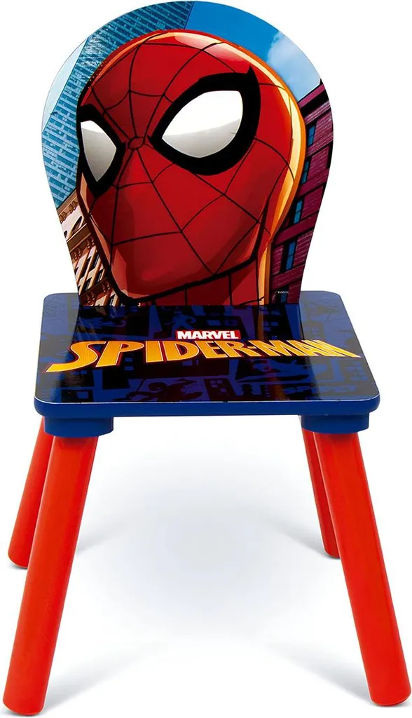 Table enfant Spiderman avec 2 chaises Marvel ensemble mobilier de jeu