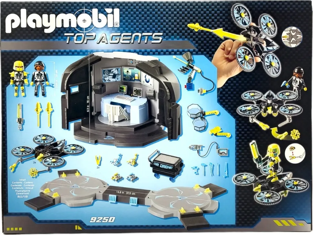 PLAYMOBIL Top Agents 9250 Centre de Commandement du Dr. Drone Labo - 5