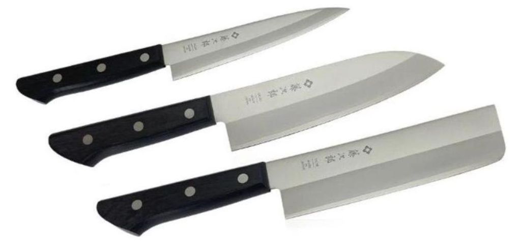 Tojiro Basic TBS-300 3-teiliges Küchenmesser Set VG10 Produktbild 