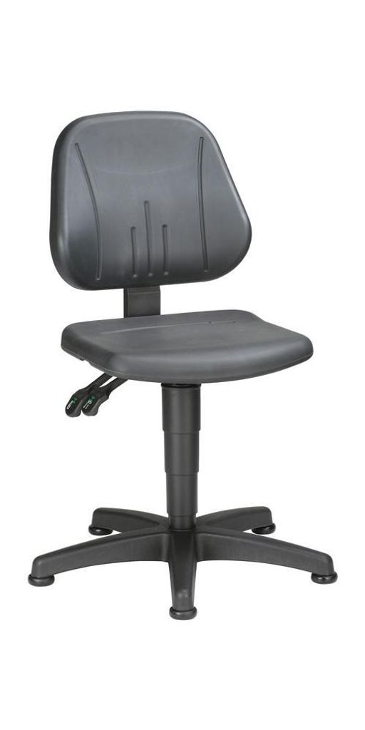 Bimos Arbeitsdrehstuhl Unitec mit Gleitern Integralschaum Sitz-Höhe 440-620mm - 9650- 2000