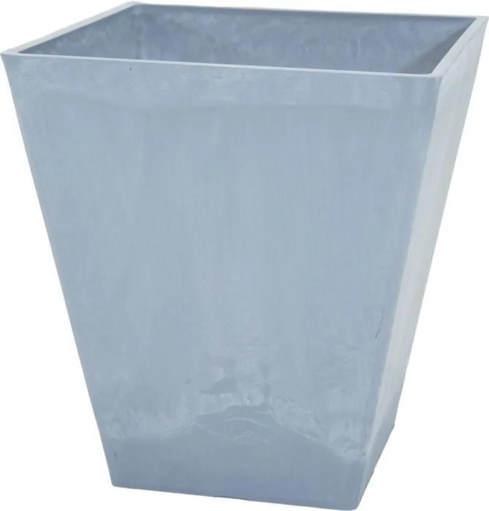 Vaso da fiori Ecostone Square, 48 x 57 cm, grigio, MEGA COLLECTIONS