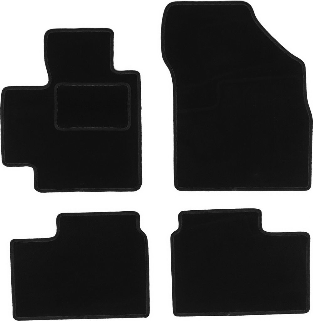Schwarze Veloursmatten für: Suzuki Ignis III Fließheck (2015-)