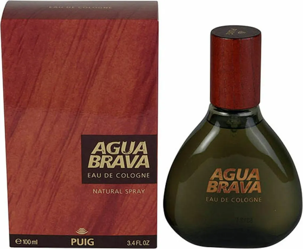 Eau de Cologne Agua Brava Puig 100 ml Parfum Boisé Classique pour Homme