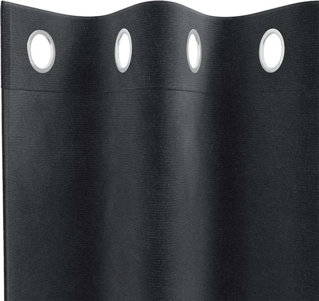 Tende Oscuranti con Ganci 2 pz Grigie 140x175 cm