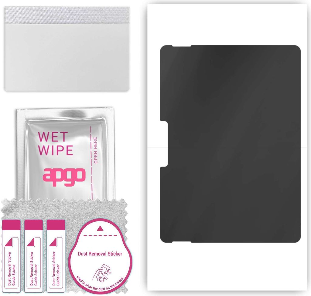 apgo Hydrogel Blickschutzfolie, Matt, kompatibel mit Microsoft Surface Go | Go 2 | Go3, Privacy Displayschutzfolie, Schutzfolie mit Positionierhilf...