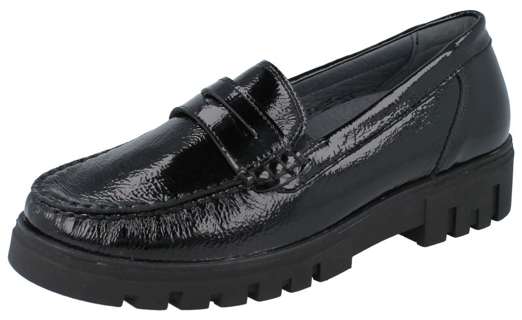 WALDLÄUFER H Serena Damen Slipper schwarz  - Größe: UK 6,5 Produktbild 