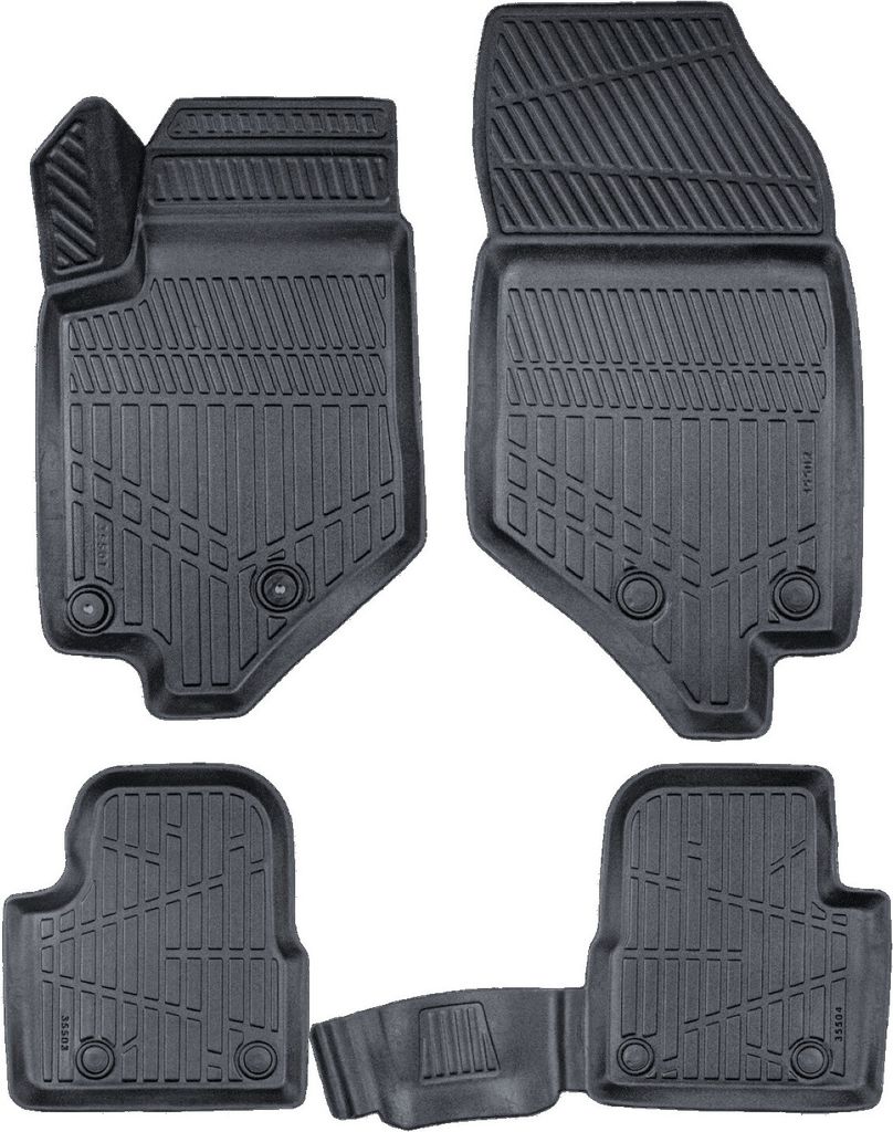 Tapis De Sol en Caoutchouc 3D Compatible avec Peugeot 208 Image du produit 