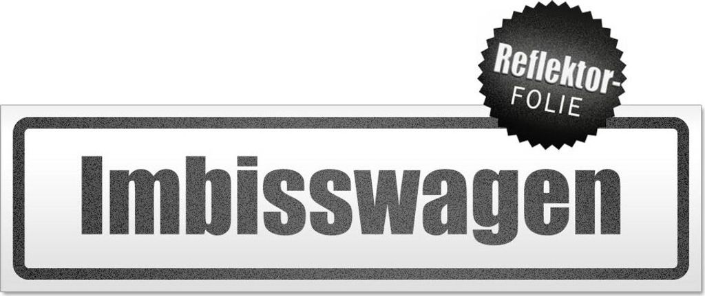 Imbisswagen Magnetschild Schild magnetisch