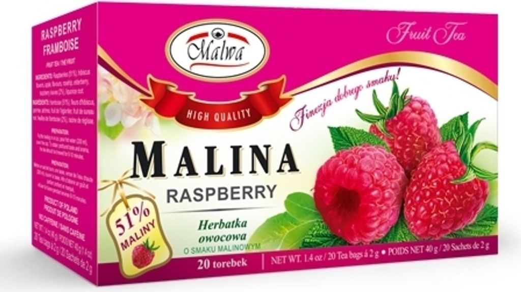 Himbeer-Früchtetee 20 Beutel / MALWA