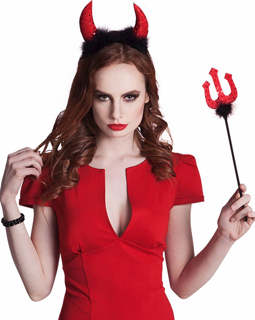 Halloween Teufel Accessoire-Set