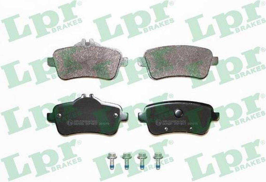 LPR 05P1817 Bremsbelagsatz, Scheibenbremse OE A0074208620 kompatibel mit GL-Klasse, M-Klasse