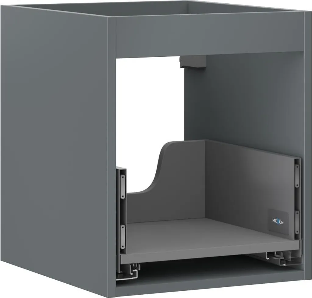 Meuble sous-lavabo 40 cm Graphite Mat : fini le désordre en salle de bain