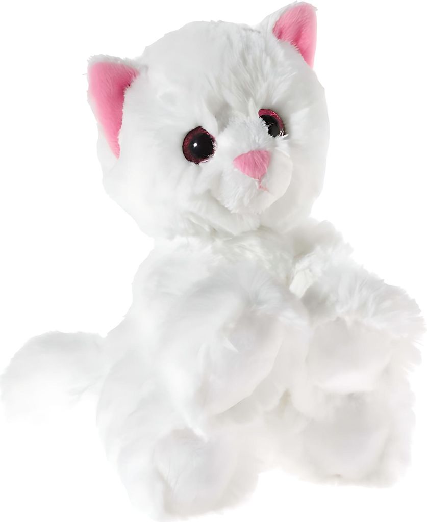 Heunec MISANIMO Glitter-Kitty Babykatze weiß Größe 20 cm