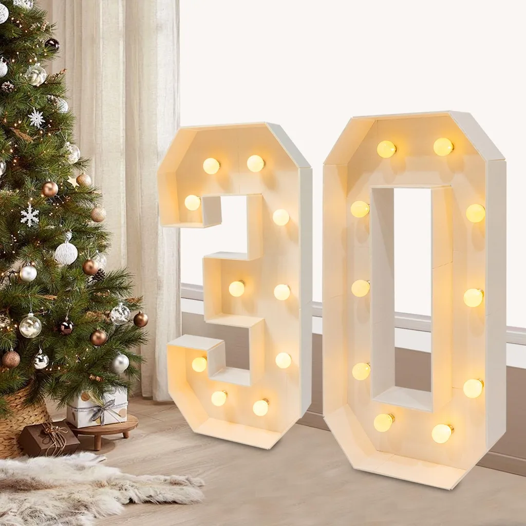 Chandelier à piles 100 cm sans câble : la solution déco 20 LED nomade - 5