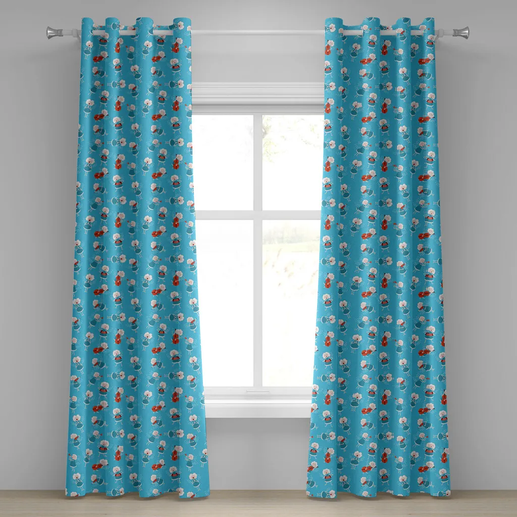 Tenda Occhielli ABAKUHAUS Angeli Musicanti 280x175cm - Offerta Casa
