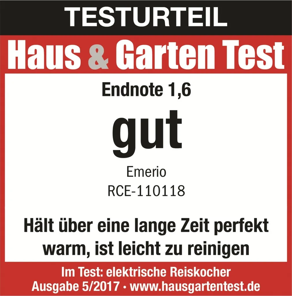 Recensione Cuociriso Emerio RCE-110118 500W: Efficienza e Design Inox - 6
