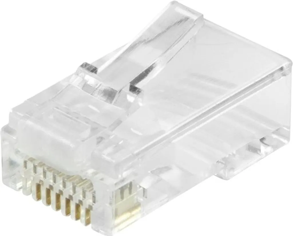 Connettori LogiLink RJ45 Cat 6 Trasparenti - Kit 50pz Professionale