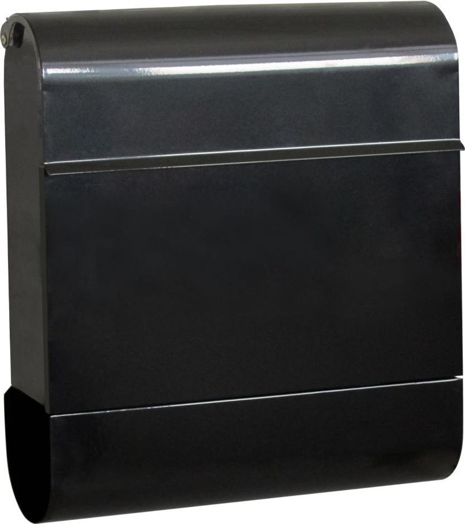 Primaster Briefkasten Gong mit Zeitungsbox anthrazit 41 x 37.2 x 11.2 cm