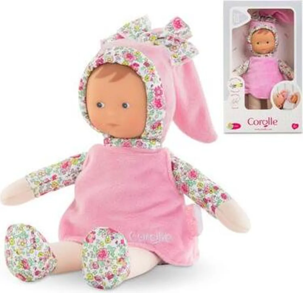 Poupée de chiffon Corolle Miss Pink Jardin de fleurs pour nouveau-né