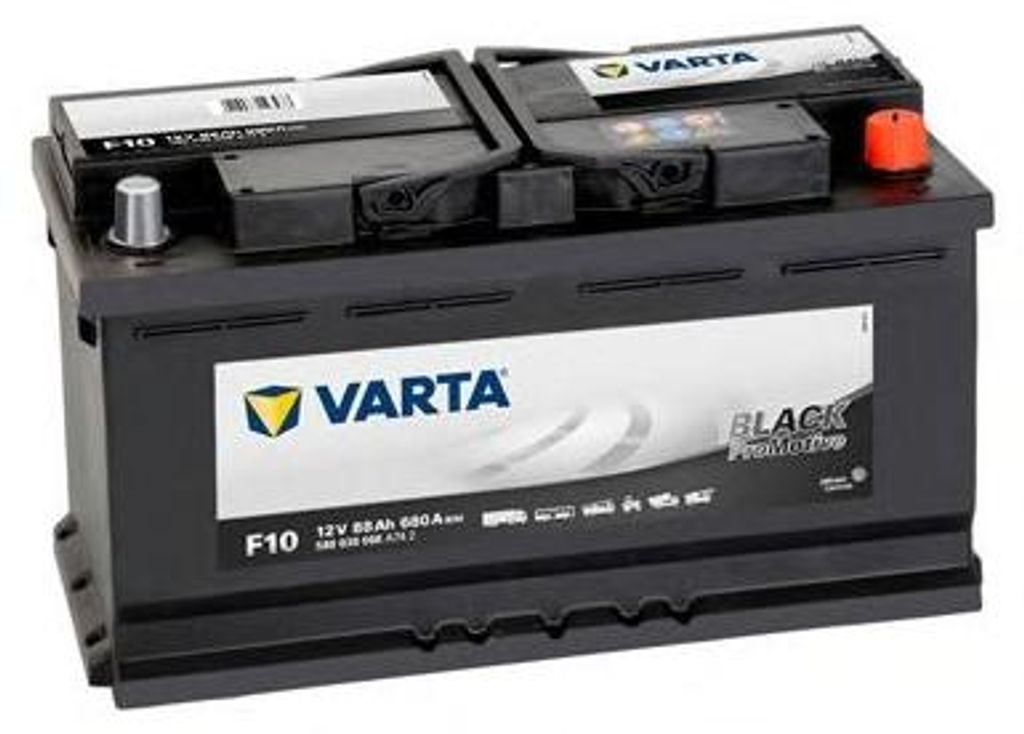 VARTA Promotive Black F10 Starterbatterie 12V 88Ah 680A/EN Produktbild 