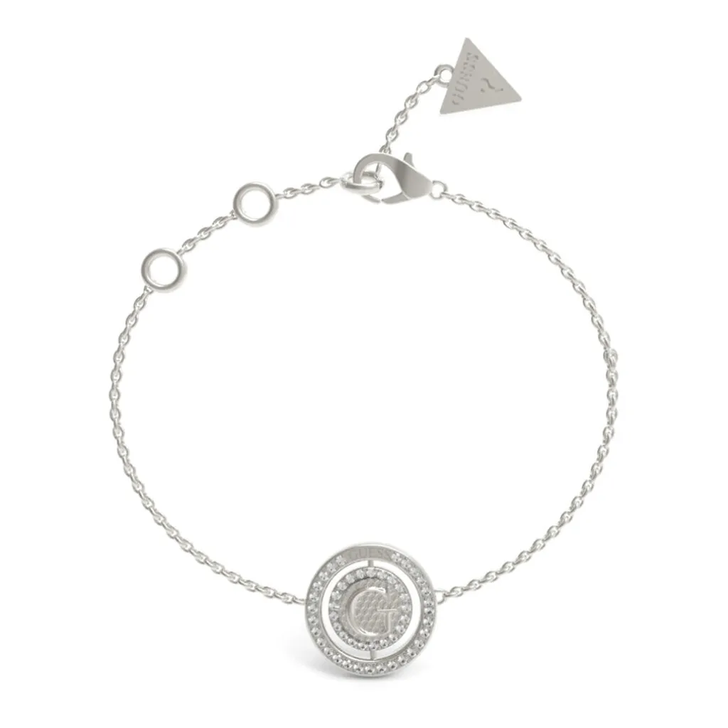 Bracelet Guess JUBB02257JWRHS en métal argenté rhodié pour femme