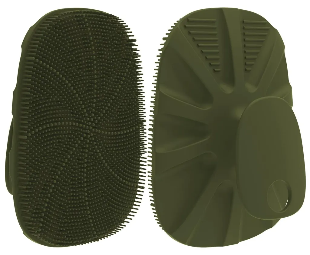 Brosse exfoliante hygiénique en silicone contre les peaux mortes