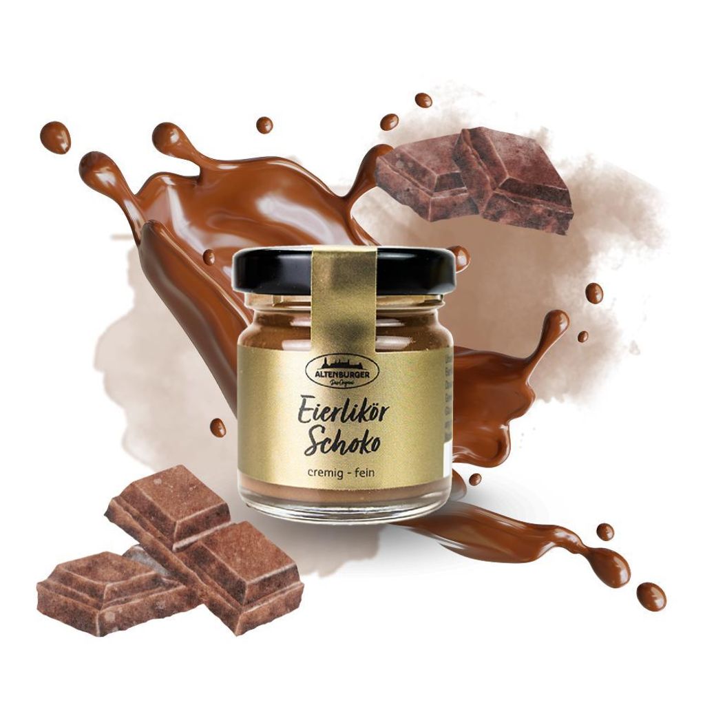 Mini Glas Eierlikör Schoko, 30 ml Produktbild 