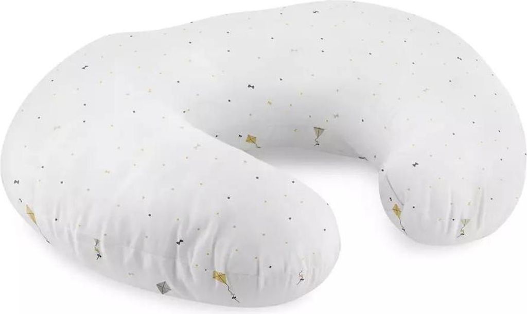 Muminky | Stillkissen - Rogalförmig - Drachen und Punkte - Ergonomisch - 100% Baumwolle