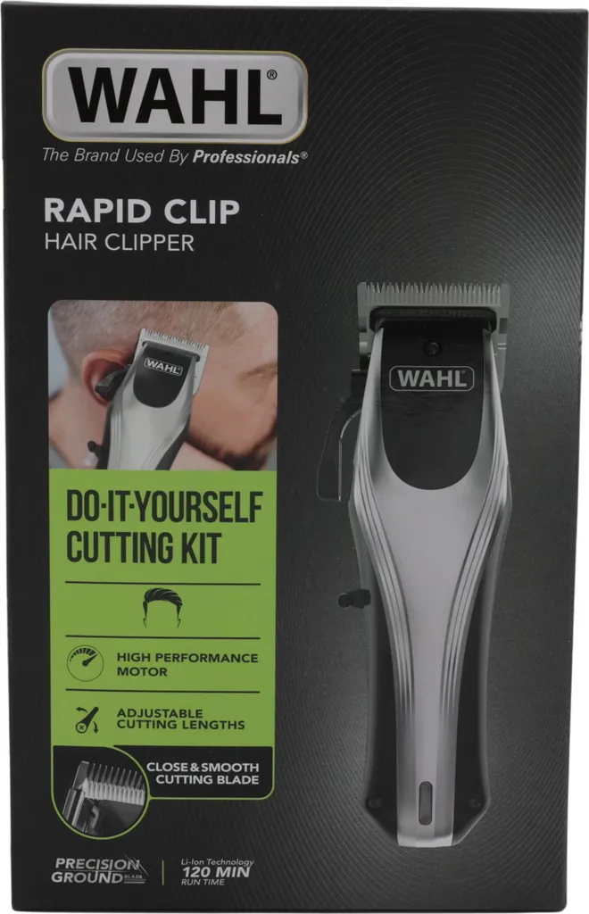 Tondeuse Wahl Rapid Clip avec Lames Inox et Batterie Lithium Longue Durée