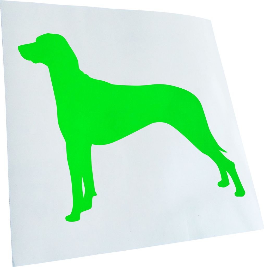 Kiwistar - Autoaufkleber - Ridgeback Rhodesian Hund Heckscheibenaufkleber - Aufkleber für Auto Kfz Fahrrad, LKW, Truck Mofa