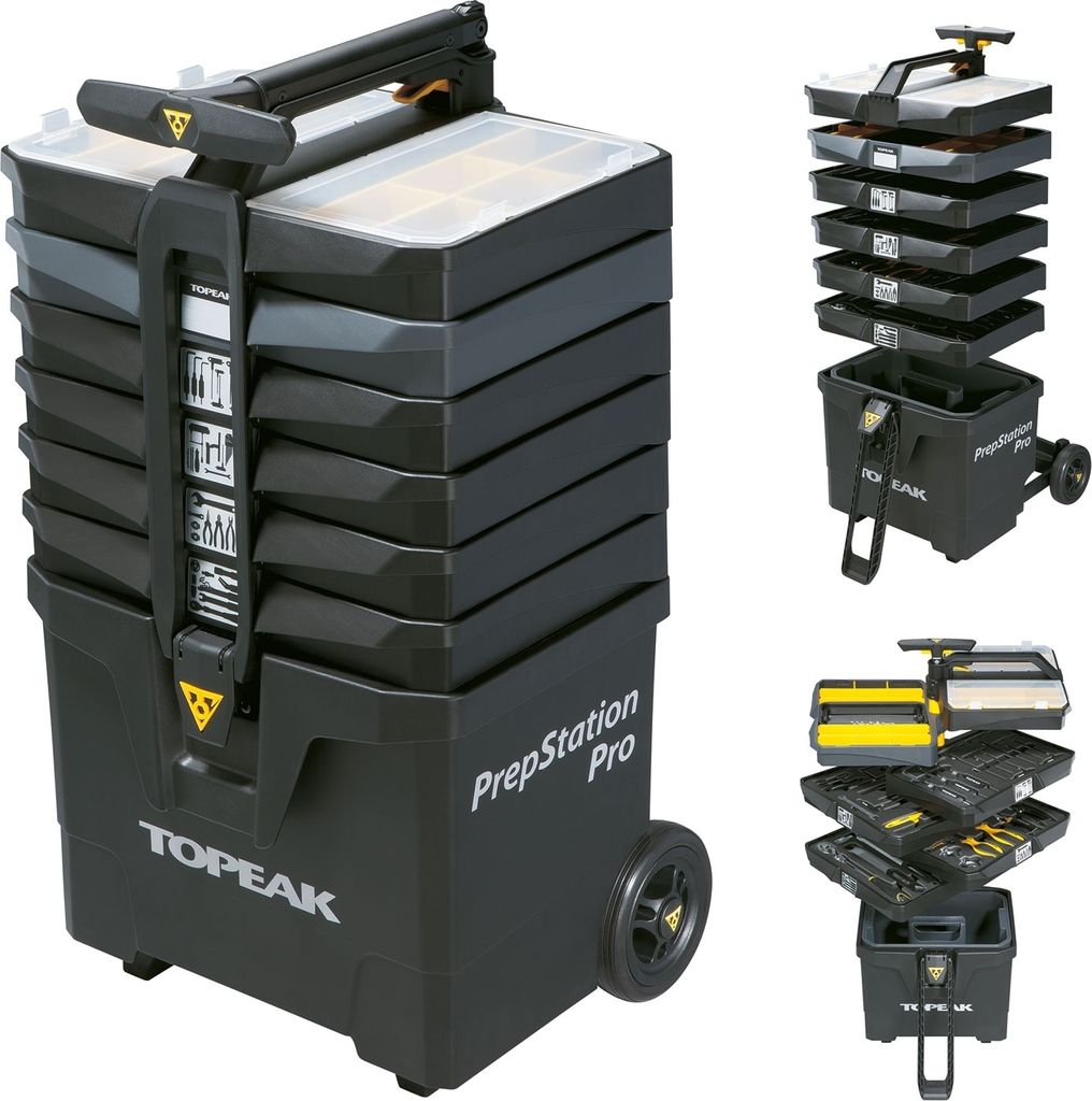 Topeak Werkzeugkoffer PrepStation Profi, Schwarz
