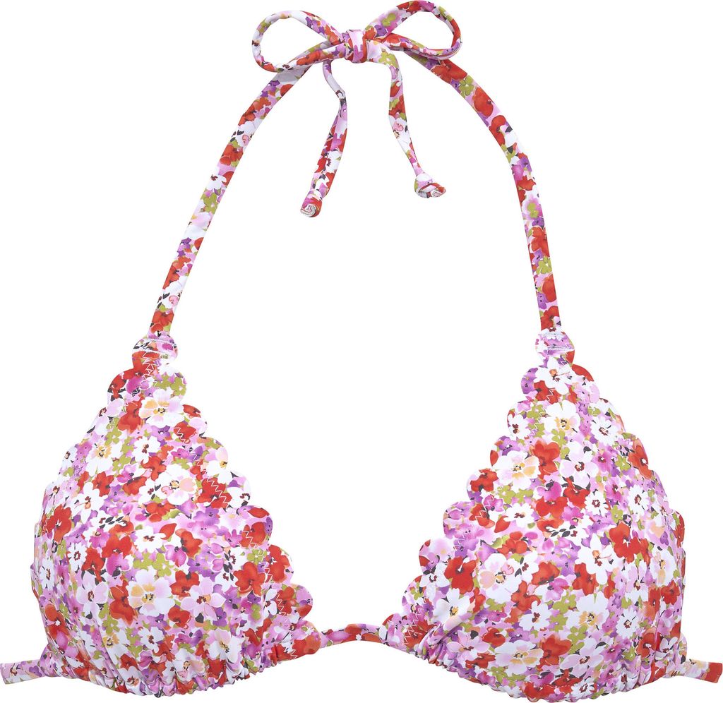 LASCANA Triangel-Bikini-Top rot-flieder Größe 36 Cup C/D