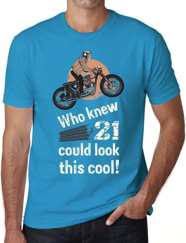 Herren Grafik T-Shirt Wer hätte gedacht dass 21 so cool aussehen kann? – Who Knew 21 Could Look This Cool – Geschenk 21. Geburtstag Jahrestag ...