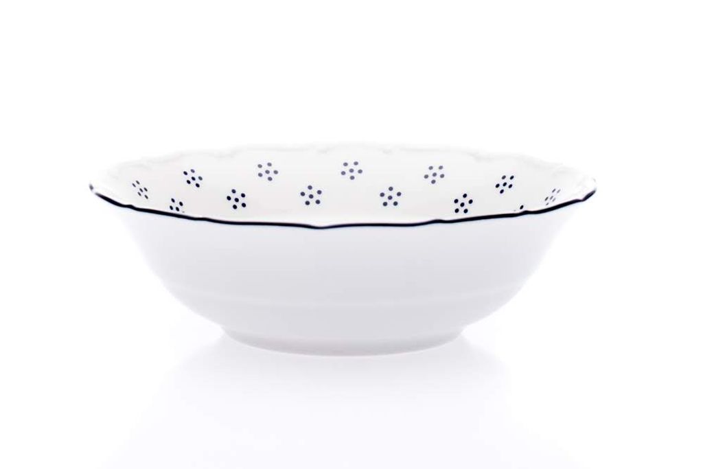 Miska kompotová, český porcelán, Verona, 17 cm, modrá Obrázek produktu 