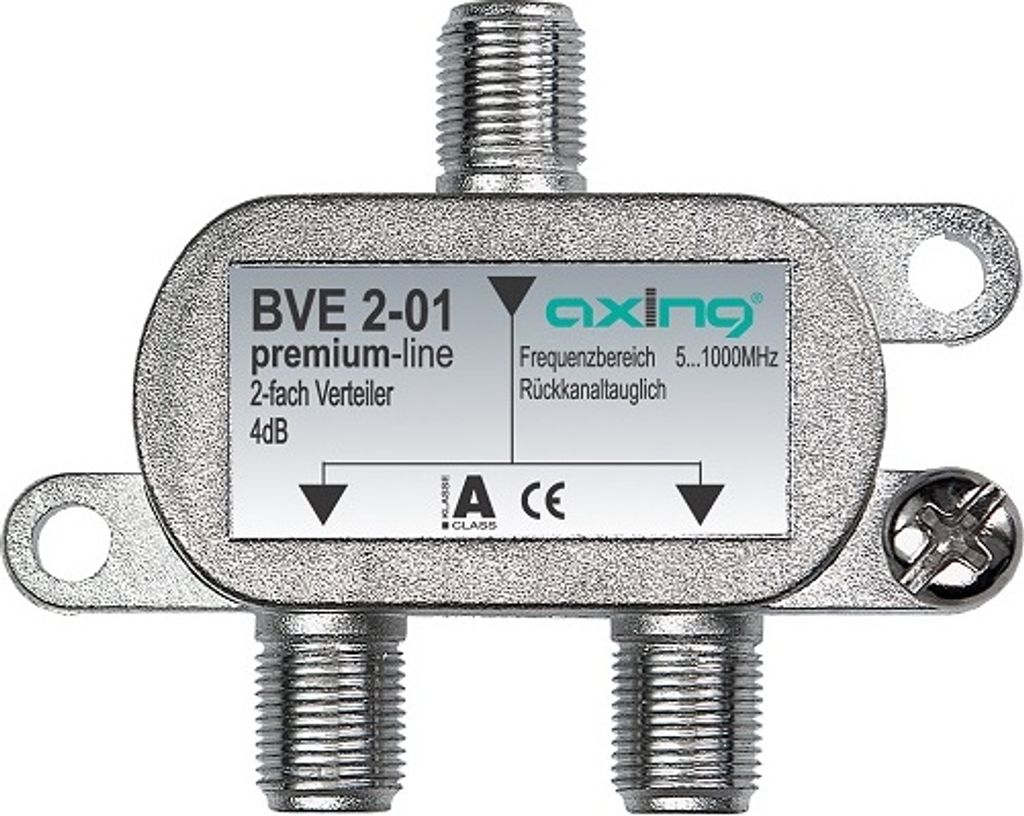 Axing BVE 2-01 BK Verteiler 2-fach