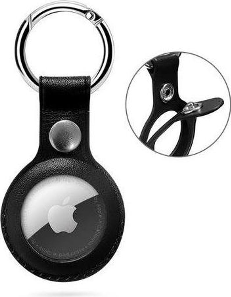 Epico Ledertasche für AirTag - schwarz