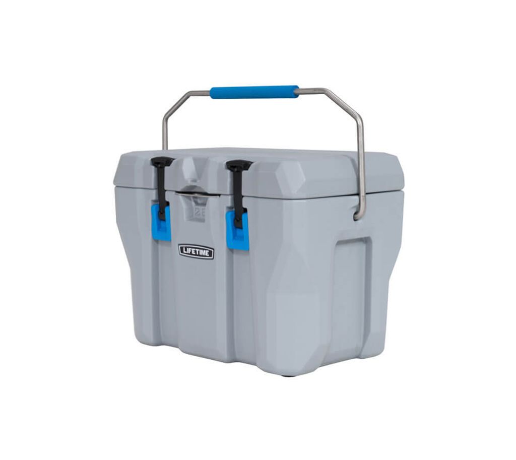 Lifetime Kunststoff Kühlbox Premium 27 L passive Kühlbox Grau 33x55x41 cm