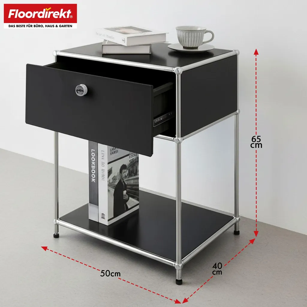 Table d'appoint résistante aux rayures avec étagère modulaire MK-139 - 3