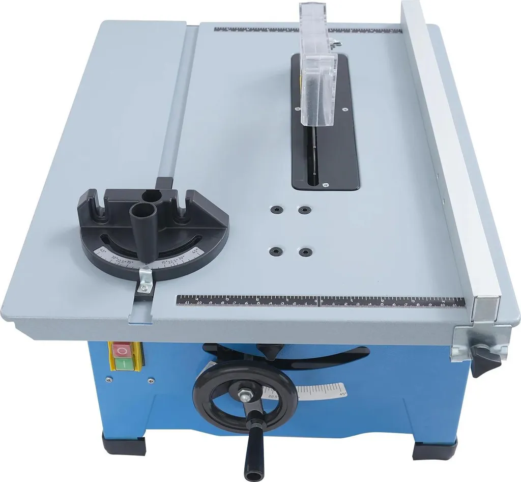 Scie circulaire de table 1400W pour découpe de bois et menuiserie maison