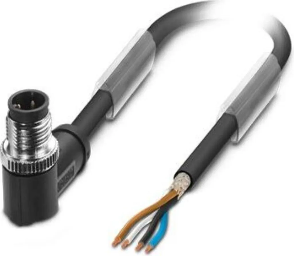 Cavo Phoenix Contact M12 4 Pin 10m PUR - Schermato per Automazione