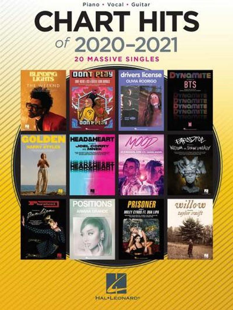 Chart-Hits der Jahre 2020-2021